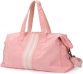 Sport Gym Bag for Women，Tote Travel Duffel Bag Overnight Workout Bag Weekender Bag Home & Garden > Household Supplies > Storage & Organization HYC00 E-pink  