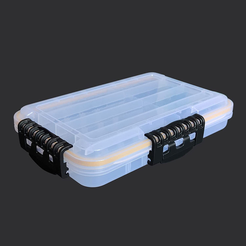 Transparent Airtight Fishing Tackle Box 3600/3700 Tackle Trays with Removable Dividers Waterproof Sunscreen Lure Box for Freshwater Saltwater Tackle Storage Tackle Box Organizer Ruisheng AT(3600×1) Sporting Goods > Outdoor Recreation > Fishing > Fishing Tackle Ruisheng AT 3600×1  