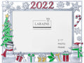 LARAINE Picture Photo Frame 5X7 Metal 2022 Christmas High Definition Glass Display Pictures for Tabletop Home Decorative Holiday Gift (Gray(2022)) Home & Garden > Decor > Picture Frames LARAINE Silver (2022)  