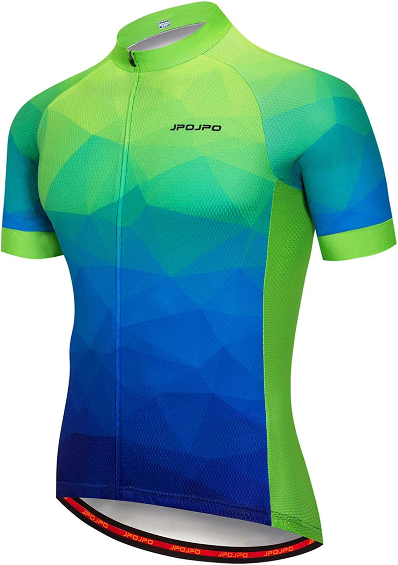 Cycling Jersey Men Bike Tops Sunner Cycle Shirt Short Sleeve Road Bicycle Racing Clothing