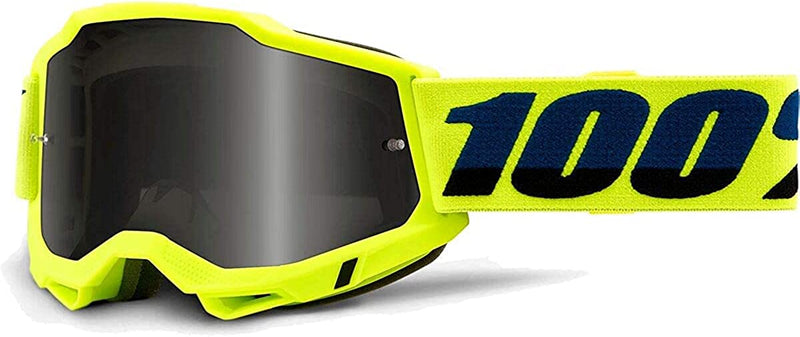 100% Accuri 2 Sand Mountain Bike & Motocross Goggles - MX and MTB Racing Protective Eyewear Sporting Goods > Outdoor Recreation > Cycling > Cycling Apparel & Accessories 100% Yellow Smoke Lens 