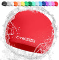 Cybgene Silicone Swim Cap, Unisex Swimming Cap for Women and Men, Comfortable Bathing Cap Ideal for Short Medium Long Hair Sporting Goods > Outdoor Recreation > Boating & Water Sports > Swimming > Swim Caps CybGene Cheerful Red Large (Suggest>10 years) 