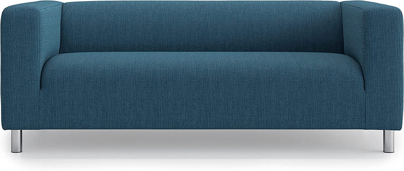 TLYESD Klippan Cover Replacement for IKEA 2 Seater Klippan Loveseat Sofa Slipcover,Klippan Loveseat Cover(Light Grey) Home & Garden > Decor > Chair & Sofa Cushions TLYESD Navy Blue  