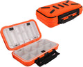 LESOVI Fishing Lure Boxes, -Waterproof Portable Tackle Box Organizer with Storing Tackle Set Plastic Storage - Mini Utility Lures Fishing Box, Small Organizer Box Containers for Trout, Jewelry, Bead… Sporting Goods > Outdoor Recreation > Fishing > Fishing Tackle LESOVI C-Orange-M  