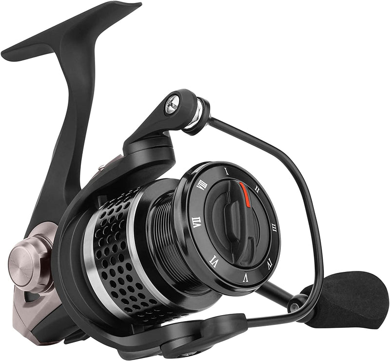 TRUSCEND Spinning Reel, Aviation Metal Materials Body, Industrial Durable-Strength, High Speed & Stability, Ultra-Light & Powerful, Smoother & Durable, Saltwater & Freshwater Sporting Goods > Outdoor Recreation > Fishing > Fishing Reels TRUSCEND B-1500-Black  