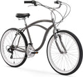 Firmstrong Urban Man Beach Cruiser Bike, Mens Bicycle Sporting Goods > Outdoor Recreation > Cycling > Bicycles Firmstrong Matte Grey 26" / 3-speed 