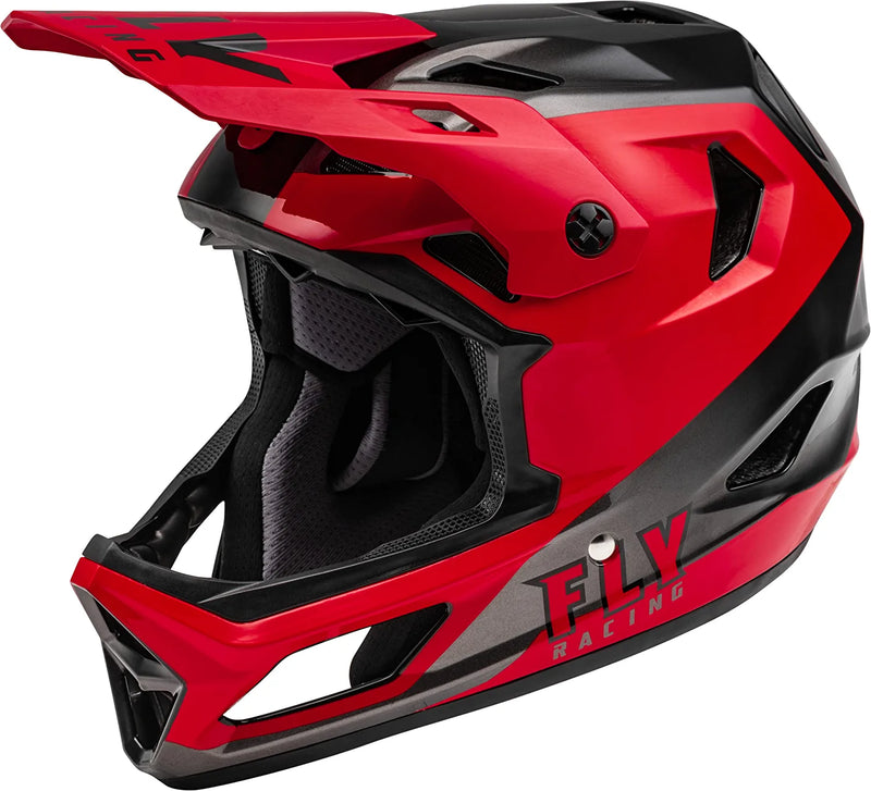 Fly Racing Adult Rayce Cycling Helmet Sporting Goods > Outdoor Recreation > Cycling > Cycling Apparel & Accessories > Bicycle Helmets Fly Racing Red/Black Small 