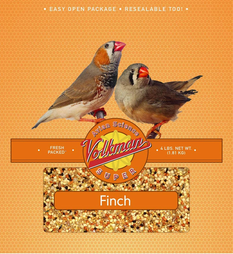 Volkman Avian Science Super Finch Bird Food 4Lbs Animals & Pet Supplies > Pet Supplies > Bird Supplies > Bird Food Volkman   
