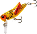 Rebel Lures Crickhopper Cricket/Grasshopper Crankbait Fishing Lure, 1 1/2 Inch, 1/4 Ounce Sporting Goods > Outdoor Recreation > Fishing > Fishing Tackle > Fishing Baits & Lures Pradco Outdoor Brands Sunburst One Size 