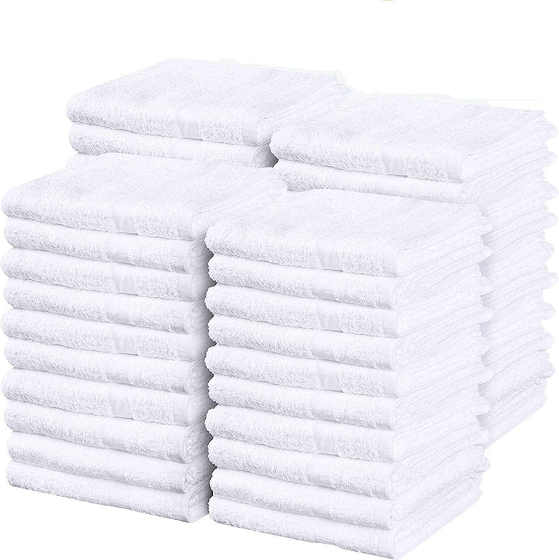 Simpli-Magic 79421 Commercial Grade Soft Plush Cotton Terry Towels, Case of 240, White Home & Garden > Linens & Bedding > Towels Simpli-Magic 60-Pack  