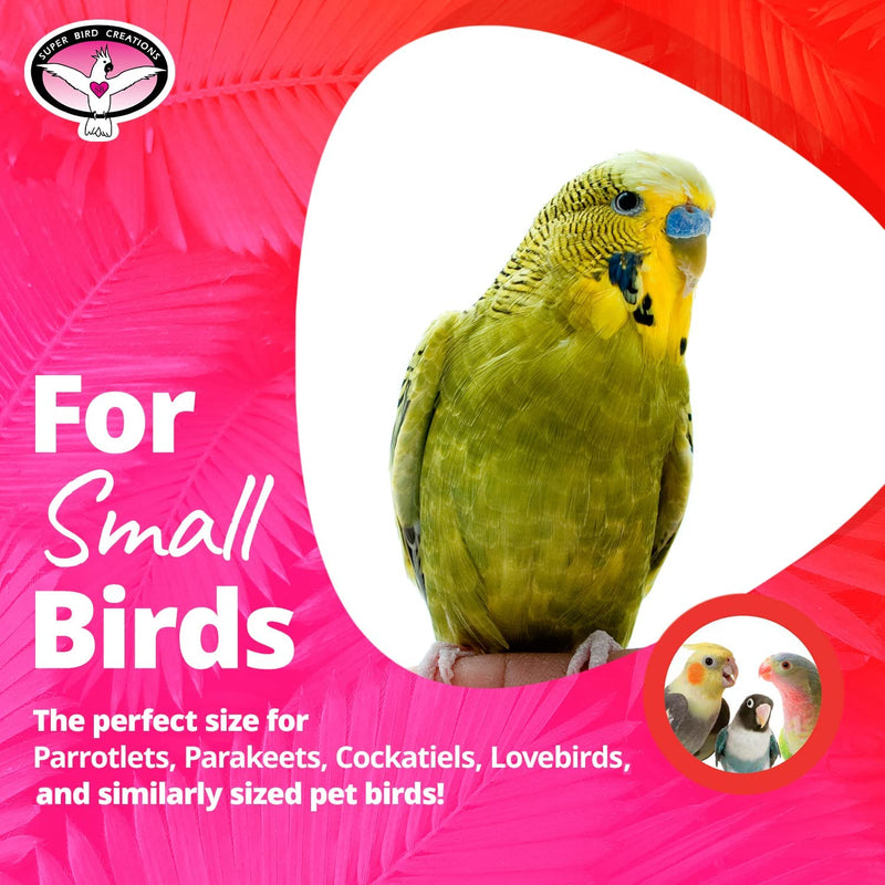 Super Bird Creations SB323 Small Bird Bungee Bird Toy, Small Bird Size, 1/2" Diameter X 52" Animals & Pet Supplies > Pet Supplies > Bird Supplies > Bird Toys Super Bird Creations   