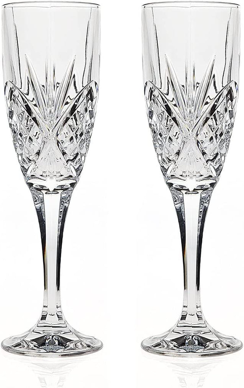 Godinger Dublin Champagne Flutes - Set of 12