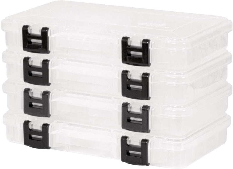 Plano Prolatch 3650 Stowaway Tackle Box | 4-Pack, Clear Sporting Goods > Outdoor Recreation > Fishing > Fishing Tackle Plano   
