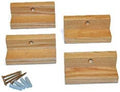 Record Shelf Wall Mount (Natural) Furniture > Shelving > Wall Shelves & Ledges Lumiwood Natural (Pack of 4)  