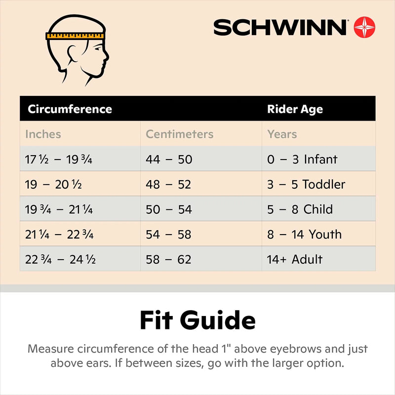 Schwinn Kids Bike Helmet Classic Design, Toddler and Infant Sizes, Multiple Colors Sporting Goods > Outdoor Recreation > Cycling > Cycling Apparel & Accessories > Bicycle Helmets Schwinn   
