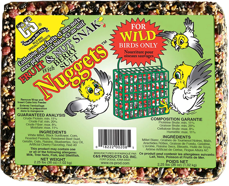 C&S Wild Bird Songbird Snak, 6 Pack Animals & Pet Supplies > Pet Supplies > Bird Supplies > Bird Food Central Garden & Pet Fruit & Nut Snak  