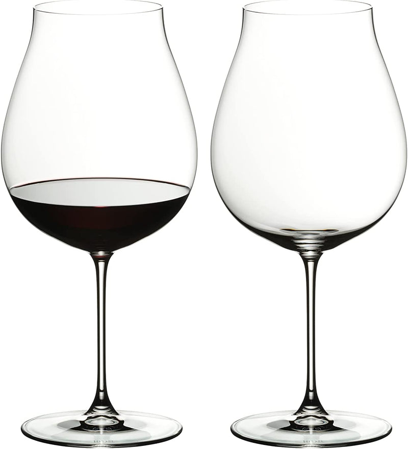 Riedel Veritas Pinot Noir Glass, 2 Count (Pack of 1), Clear Home & Garden > Kitchen & Dining > Tableware > Drinkware Crystal of America New World Pinot Noir  