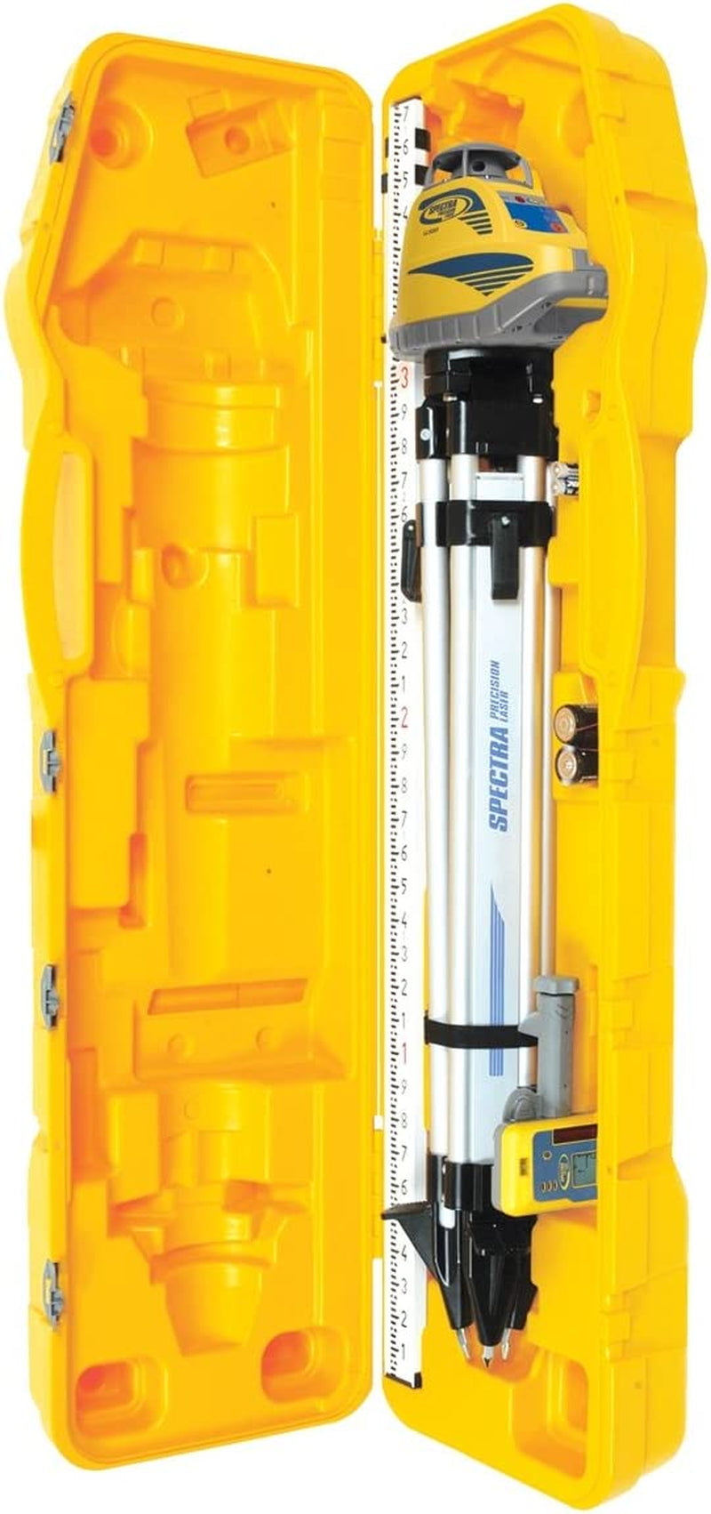 Spectra Precision LL300N-1 Laser Level, Self Leveling Kit with HL450 Receiver, Clamp, 15' Grade Rod / 10Ths and Tripod , Yellow Sporting Goods > Outdoor Recreation > Fishing > Fishing Rods Spectra Precision Lasers / Trimble 4,7 Meter Grade Rod / Metric & Tripod Kit Kit 