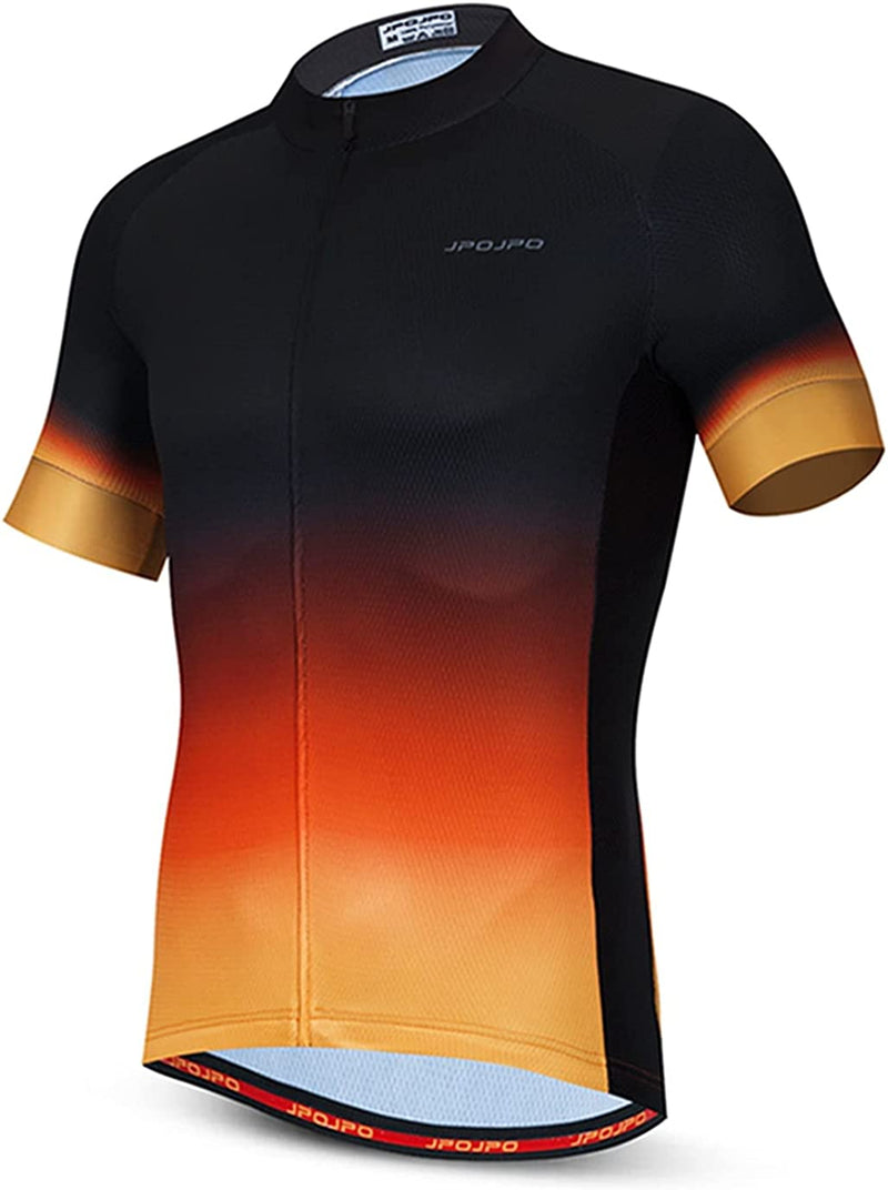 Weimostar Men'S Comfy Fitting Cool Summer Cycling Jersey with 3 Rear Pockets- Moisture Wicking, Breathable Sporting Goods > Outdoor Recreation > Cycling > Cycling Apparel & Accessories Weimostar Jp1018 X-Large 