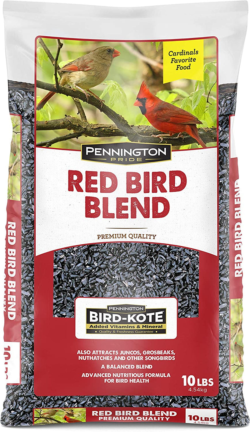 Pennington Pride Waste Free Blend Wild Bird Seed, 10 Lb Animals & Pet Supplies > Pet Supplies > Bird Supplies > Bird Food Central Garden & Pet Red Bird  