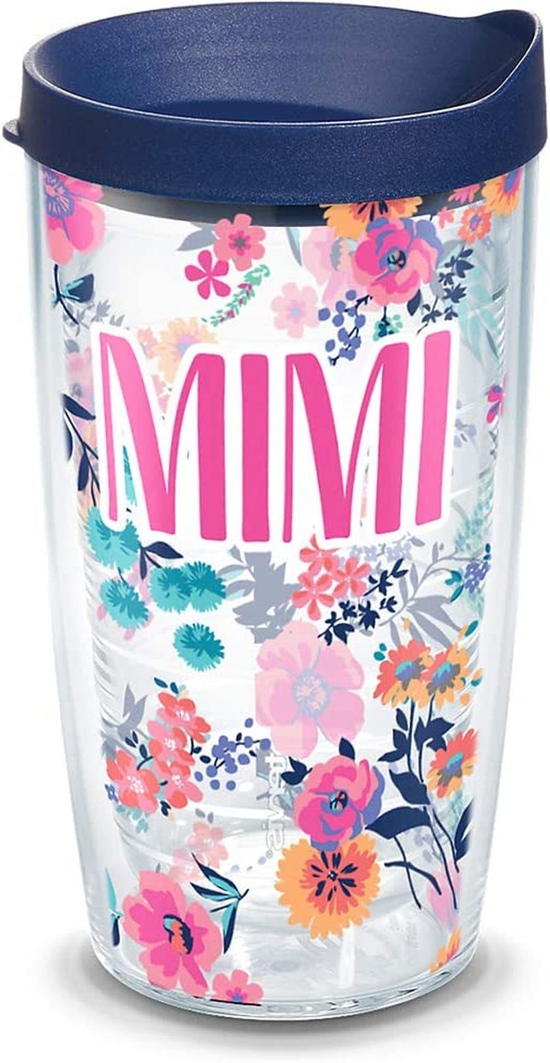 Tervis Made in USA Double Walled Dainty Floral Mother'S Day Insulated Tumbler Cup Keeps Drinks Cold & Hot, 16Oz, Gigi