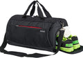 Kuston Sports Small Gym Bag for Men and Women Travel Duffel Bag Workout Bag with Shoes Compartment&Wet Pocket Home & Garden > Household Supplies > Storage & Organization Kuston Black XL 