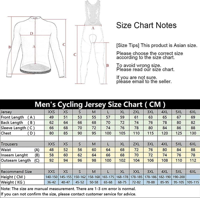 Mens Cycling Jesery Set Breathable Quick Dry Bike Shirt with 3D Padded Bib Shorts Cycling Shorts Men Padded for MTB Road Bike