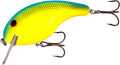 Bandit Rack-It Square-Bill Crankbait Bass Fishing Lure with Unique Sound, Dives 4-5 Feet Deep, 2 3/4 Inches, 5/8 Ounce Sporting Goods > Outdoor Recreation > Fishing > Fishing Tackle > Fishing Baits & Lures Pradco Outdoor Brands Chartreuse Blue Back  