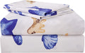 JSD Beach Theme Kids Printed Sheet Set Twin Deep Pocket, 3 Piece Soft Starfish Jellyfish Warm Microfiber Bed Sheets Home & Garden > Linens & Bedding > Bedding JSD Ocean Theme Design Full 