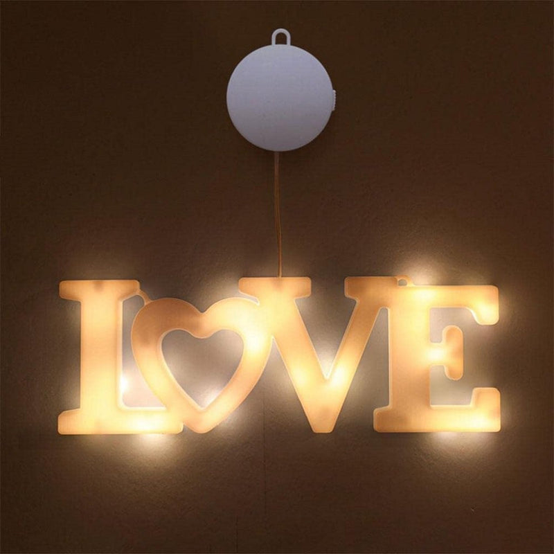 Romantic LED Love/Marry Me Letter Acrylic Light Sign with Suction Cup, Night Light for Proposal, Wedding, Valentine'S Day, Anniversary, Word Poster Background, Hanging Lamps Gift Home & Garden > Decor > Seasonal & Holiday Decorations ChuHe   