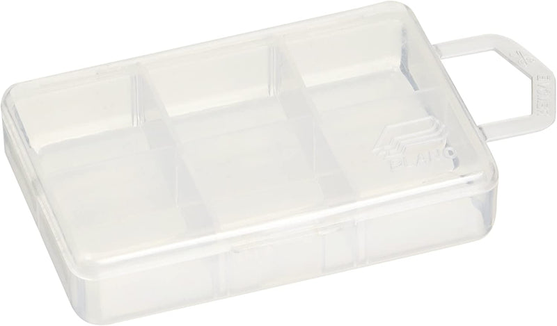 Plano Micro 6 Compartment Tackle Storage Box, Premium Tackle Storage, Clear, One Size (105000) Sporting Goods > Outdoor Recreation > Fishing > Fishing Tackle Barnett   