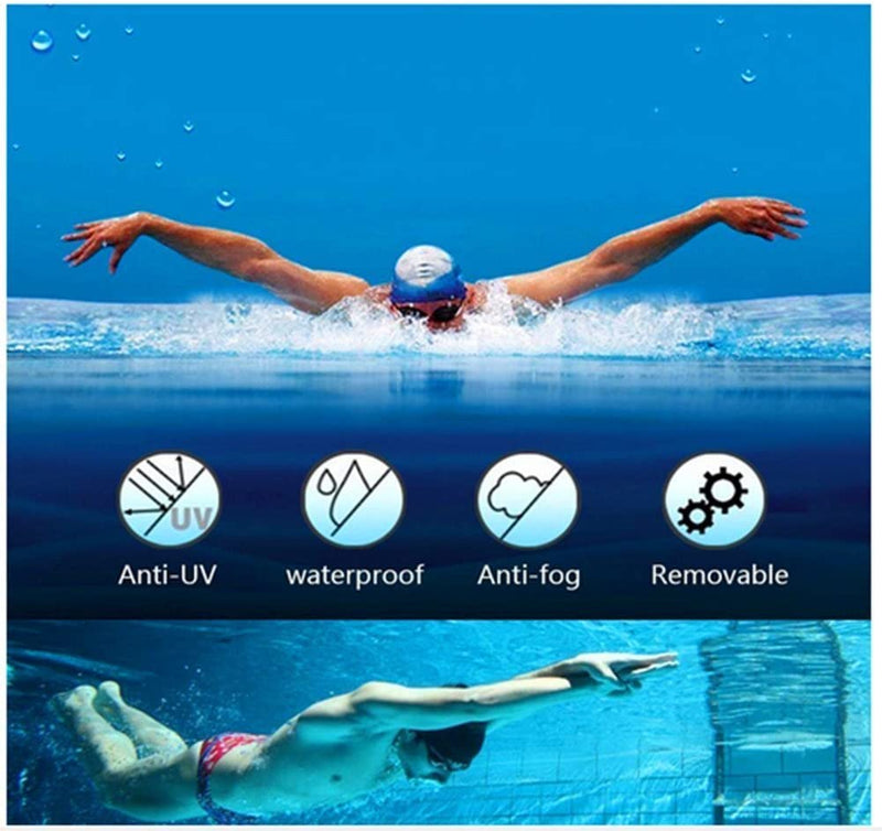 Swimming Goggles, PHELRENA Professional Swim Goggles anti Fog UV Protection No Leaking for Adult Men Women Kids