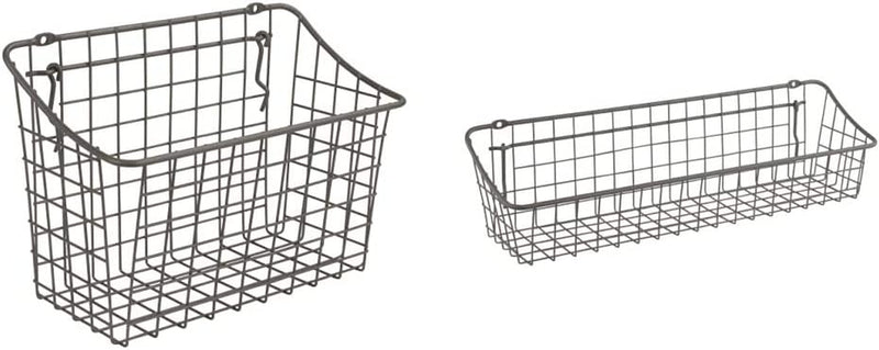Spectrum Diversified Pegboard/Wall Mount Basket and Paper Towel Holder, 5.5" L X 15.25" W, Industrial Gray Sporting Goods > Outdoor Recreation > Fishing > Fishing Rods Spectrum Diversified Designs Basket 10" + Basket 4.5"X 16.25"X 4.25"  