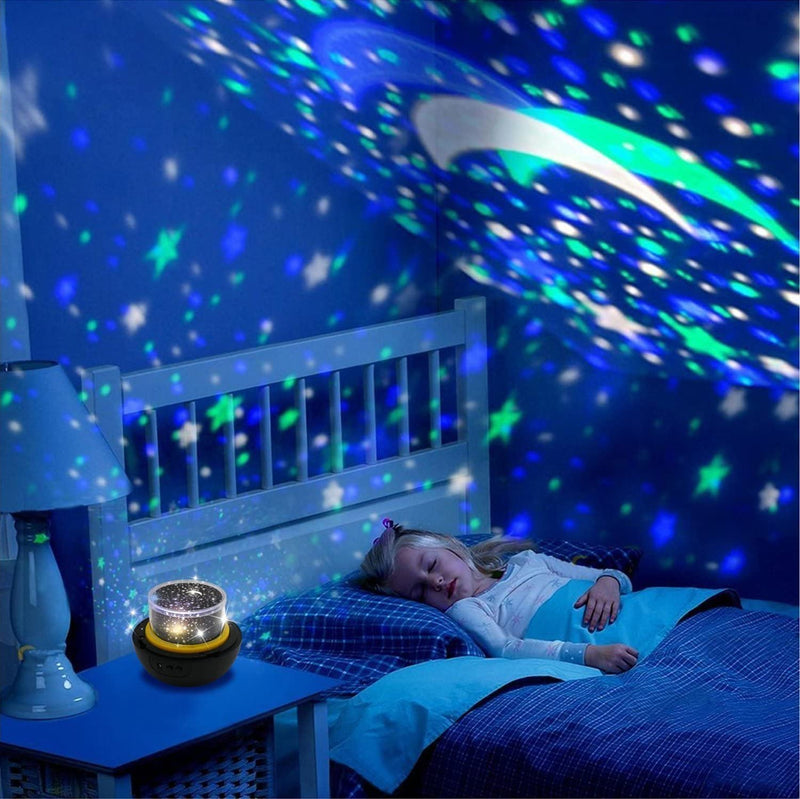 Star Night Light for Kids, Universe Night Light Projection Lamp, Romantic Star Sea Birthday New Projector Lamp for Bedroom - 3 Sets of Film Home & Garden > Lighting > Night Lights & Ambient Lighting Elmchee   