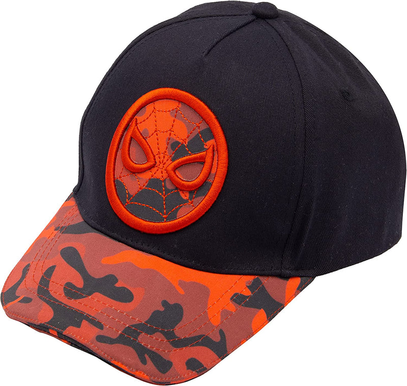 Marvel Spiderman Hat for Boys, Breathable Spiderman Baseball Cap for Toddlers, Boys Ages 3-9 Sporting Goods > Outdoor Recreation > Winter Sports & Activities Marvel Red and Black Camo  