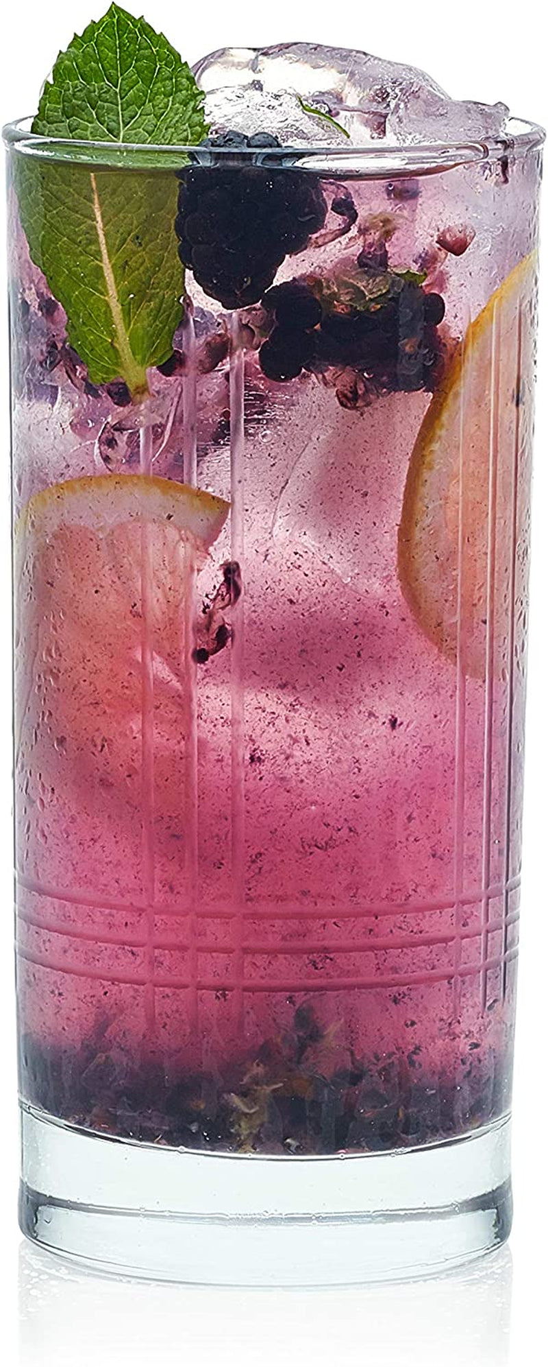 Libbey Cut Cocktails Scribe Tumbler Glasses, 15-Ounce, Set of 8 Home & Garden > Kitchen & Dining > Tableware > Drinkware Libbey Scribe Tumbler Clear (15 oz)  