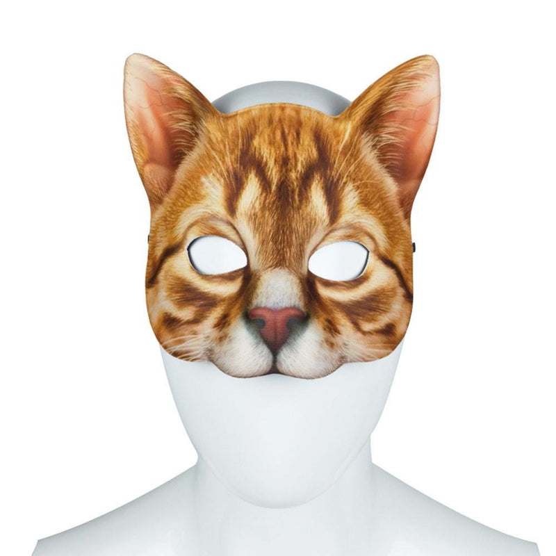 Halloween Novelty Mask Costume Party Cat Animal Mask Head Mask Apparel & Accessories > Costumes & Accessories > Masks EFINNY   