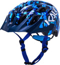 Kali Protectives Chakra Youth Bicycle Helmet; Mountain In-Mould Mountain Bike Helmet Equipped with an Integrated Visor; Dial Fit Closure System; with 21 Vents Sporting Goods > Outdoor Recreation > Cycling > Cycling Apparel & Accessories > Bicycle Helmets Kali Protectives Pixel Gloss Blue Universal Youth 