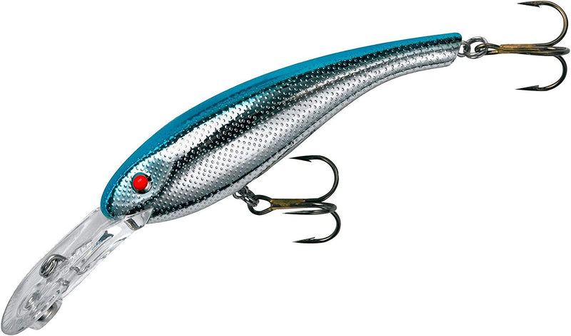 Cotton Cordell Wally Diver Walleye Crankbait Fishing Lure Sporting Goods > Outdoor Recreation > Fishing > Fishing Tackle > Fishing Baits & Lures Pradco Outdoor Brands Chrome Blue Back 3 1/8", 1/2 oz 