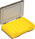 PATIKIL Two-Sided Plastic Box Fishing Lure Storage Container 12 Grids Fish Tackle Organizer, Yellow Sporting Goods > Outdoor Recreation > Fishing > Fishing Tackle PATIKIL Yellow  