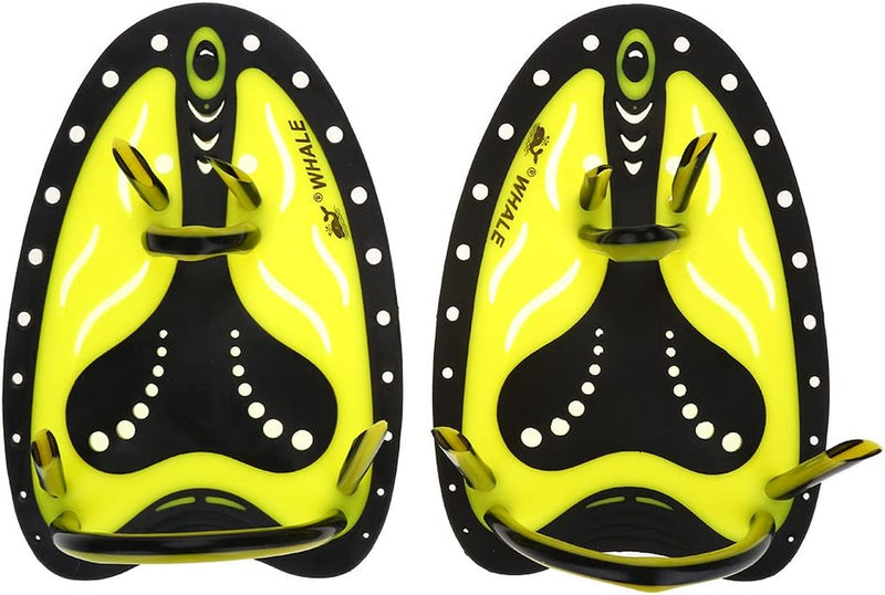 VGEBY Swimming Hand Paddles, Adjustable Diving Training Hand Fin Flippers Gloves Equipment Sporting Goods > Outdoor Recreation > Boating & Water Sports > Swimming VGEBY S-Yellow  