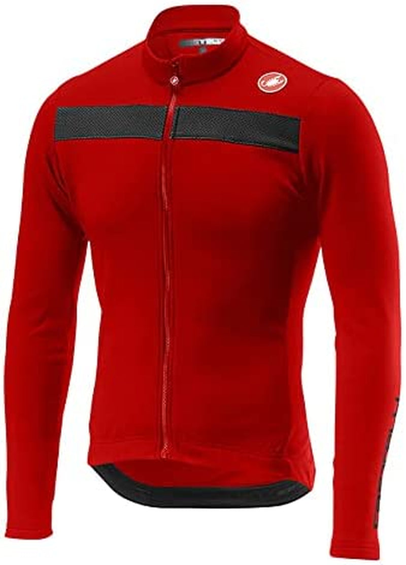 Castelli Cycling Puro 3 Jersey FZ for Road and Gravel Biking I Cycling Sporting Goods > Outdoor Recreation > Cycling > Cycling Apparel & Accessories Castelli Red/Black Reflex XX-Large 