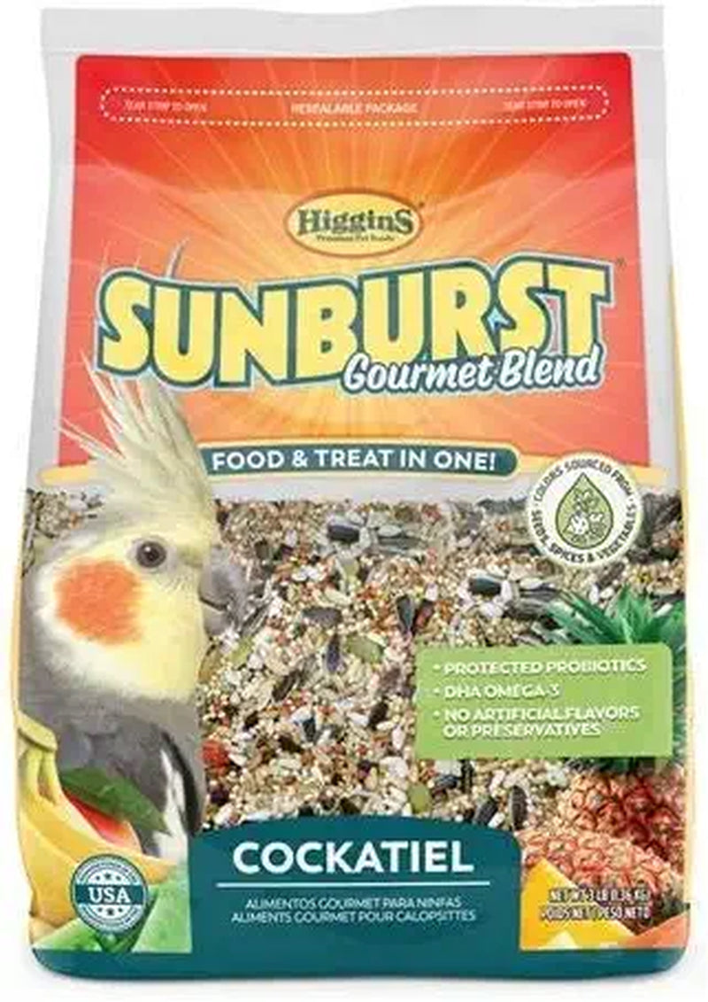 Higgins Sunburst Cockatiel Food, 6 LB Animals & Pet Supplies > Pet Supplies > Bird Supplies > Bird Food Higgins 6 Pound (Pack of 1)  
