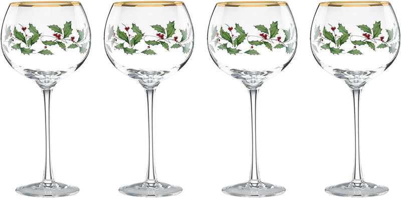 Lenox Holiday 4-Piece Iced Beverage Glass Set Home & Garden > Kitchen & Dining > Tableware > Drinkware Lenox Beverage Glasses, Set of 4  
