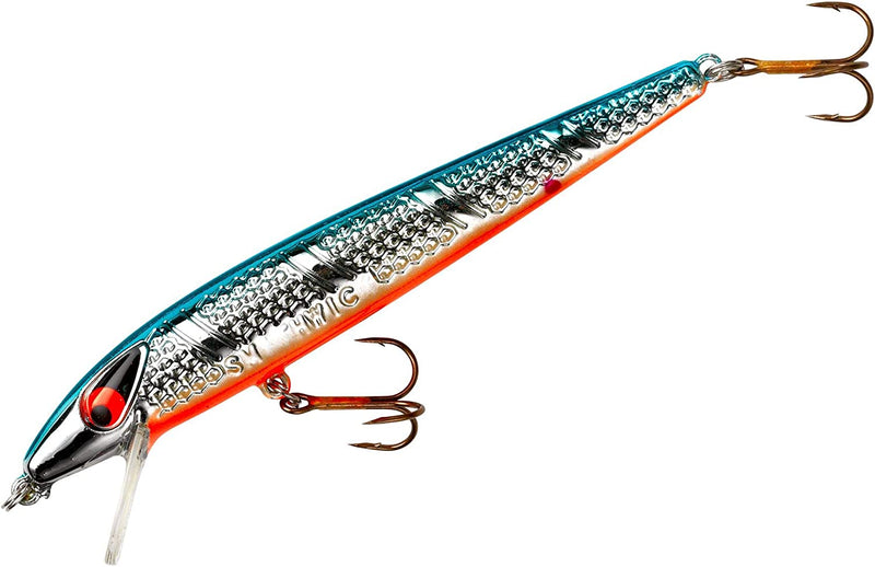 Smithwick Lures Suspending Super Rogue Junior Fishing Lure Sporting Goods > Outdoor Recreation > Fishing > Fishing Tackle > Fishing Baits & Lures Pradco Outdoor Brands Chrome/Blue Back/Orange Belly  