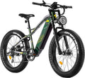 Electric Bike, FREESKY 750W Electric Bike for Adults BAFANG Motor 48V 15Ah Samsung Cell Battery Ebike, Fat Tire Electric Bicycles, 32MPH 35-80Miles Electric Mountain Bike, Shimano 7-Speed UL Certified Sporting Goods > Outdoor Recreation > Cycling > Bicycles FREESKY Green  