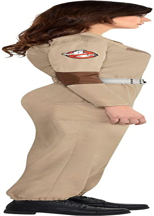 Party City Classic Ghostbusters Halloween Costume for Women, with Badges