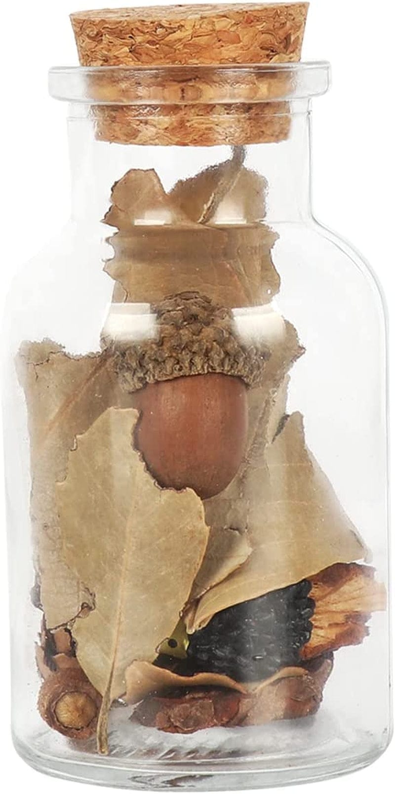 5Oz Glass Bottles Jars with Cork Lids,15 Pack Spice Jars with Labels,150Ml Kitchen Storage Jars Glass Canister for Herbs,Tea Leaves,Candy,Seasoning,Diy Crafts,Decorations Home & Garden > Decor > Decorative Jars Keketin   