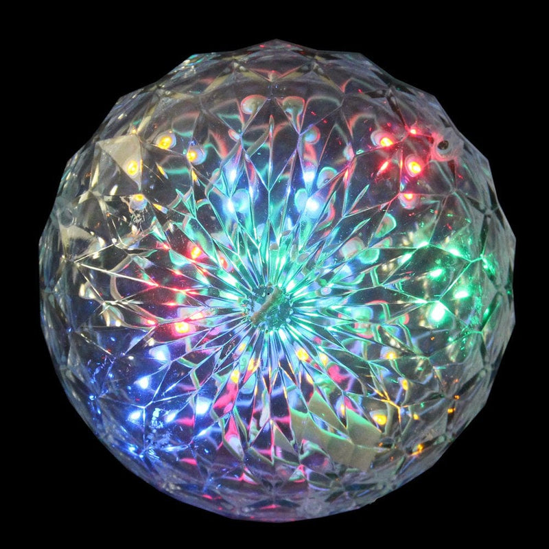 6" Multi-Color LED Hanging Crystal Sphere Ball Outdoor Christmas Decoration Home Home & Garden > Decor > Seasonal & Holiday Decorations& Garden > Decor > Seasonal & Holiday Decorations Northlight   