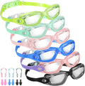 6 Pcs Swim Goggles Swimming Equipment Swimming Goggles Sport Swimming Goggles for Women Men Adult Youth Sporting Goods > Outdoor Recreation > Boating & Water Sports > Swimming > Swim Goggles & Masks Flutesan Fresh Color  